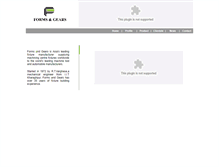 Tablet Screenshot of formsandgears.com